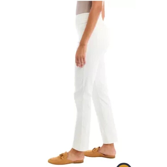 NWT Kim Rogers White Ivory Pants Sz 18W Millennium Tummy Control Stretch Pull On - Picture 3 of 13